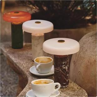 跨境丹麦rip充CaS204796rrara电大理石台灯创意卧室T书房客厅装 饰