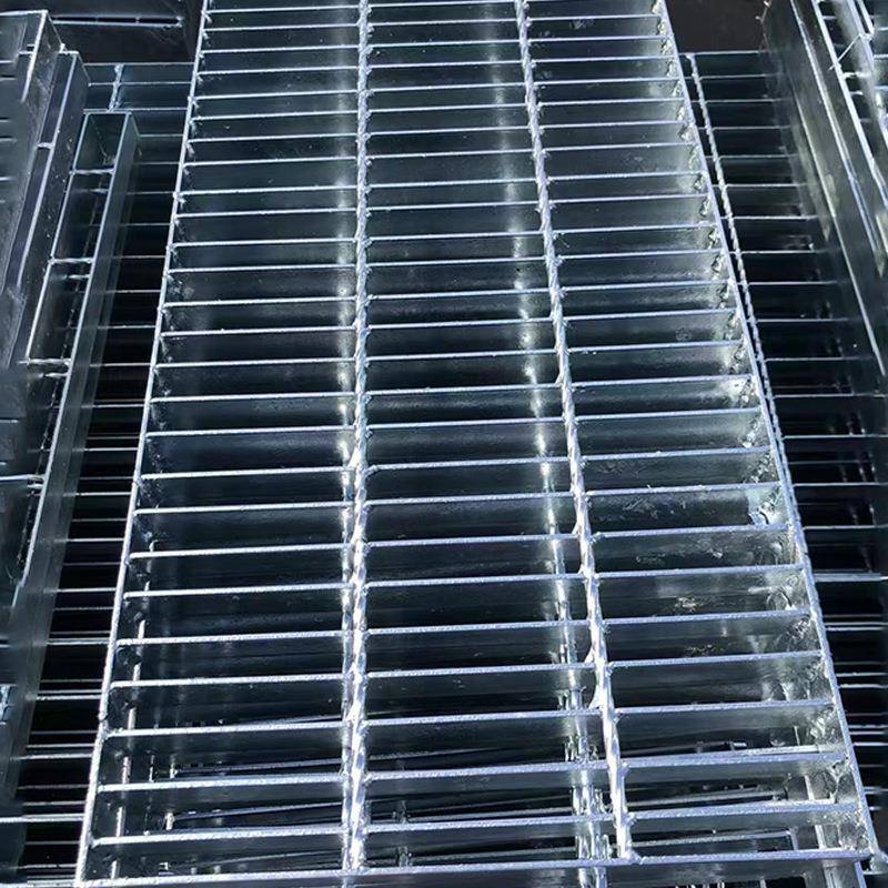 镀钢格板排沟台锌盖板下水QCY道水不锈钢格栅平钢格板不锈钢踏步