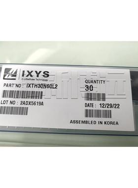 进口IXYNRVJS场效应管IXTH3060L2600V30A直插MTO-47分立半导2体OS
