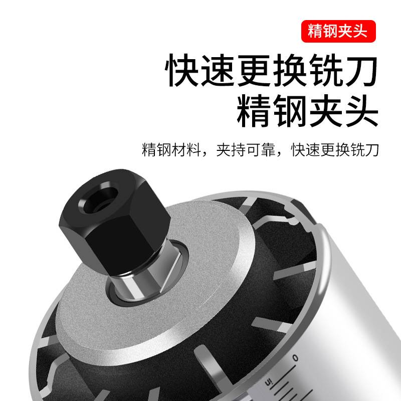 电动修边机开槽机木工神器工具多功能锣机雕刻大全电木铣铝塑板