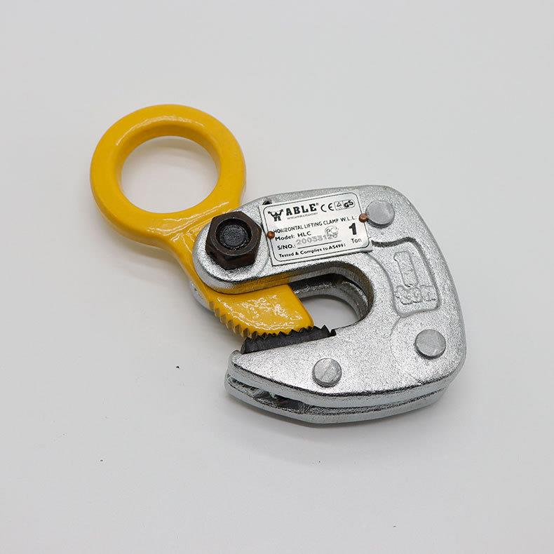 进口锻钢板钳横吊HLC模型钢板起重钳-铁板夹钳横LC吊钳H1T2T3T