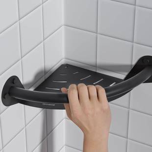 轻奢高卫大生物间浴室加加厚不锈297钢带扶手三角置架承档重安全