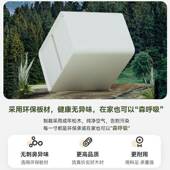 W奶油风床头柜超简约现代皮CTG02193质收Y床边柜小型窄20cm极简迷