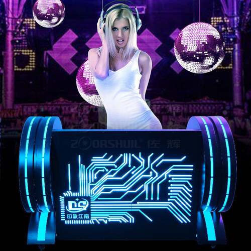 电音酒吧发v光dj台包HIL厢打碟机音响架ledk调音台派对t打夜店碟