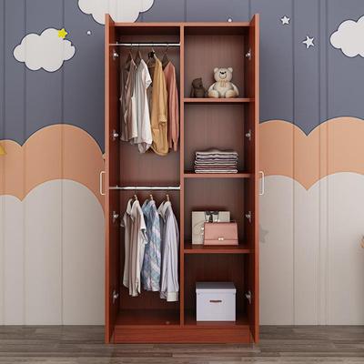 简衣柜家易用卧室儿经济型户出租房用小型组装童实木1质收纳大衣