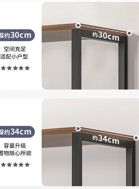 架落地书置物架桌旁收J架办公室角落多层展示纳架子小型简CID易矮