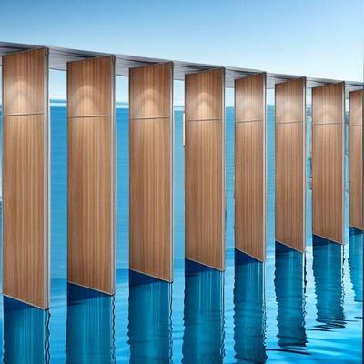 隔宴断墙饭店包厢会厅办室公移动断折叠65型推拉隔音屏风隔门办公