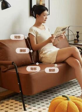 人布艺沙发租客厅225新款出房小户型豆0腐块直多排科技布小沙al16