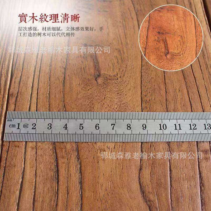 老榆木榻4-0榻小米床板中式全台实木阳现代简约户型地台店床酒双