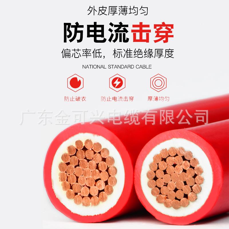 电线国标BVV9521.5.56平方阻燃2单芯家装家用双层4皮护套线