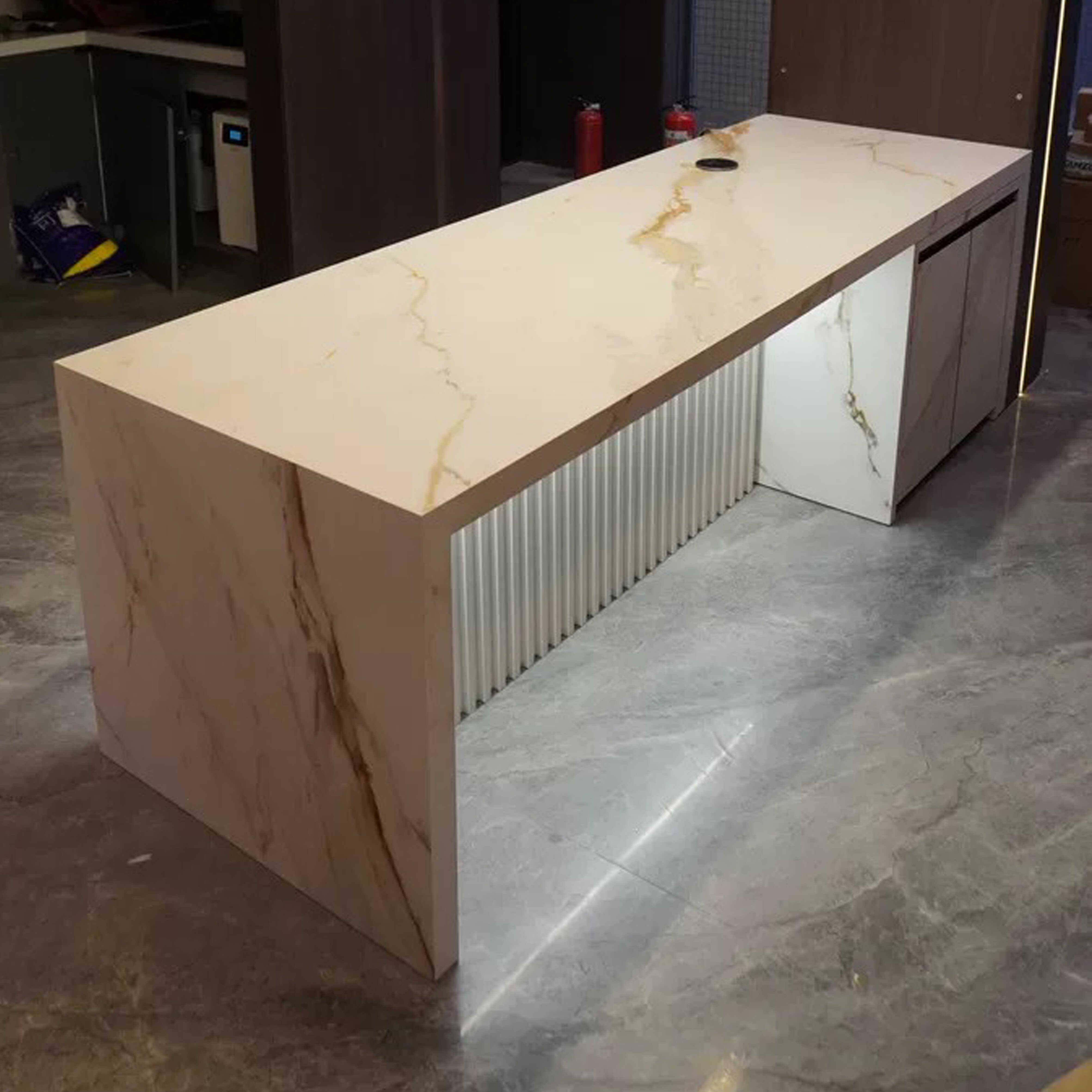 餐桌小体家用厨房吧直台户型轻奢中岛9588台倒台储一物柜工厂销