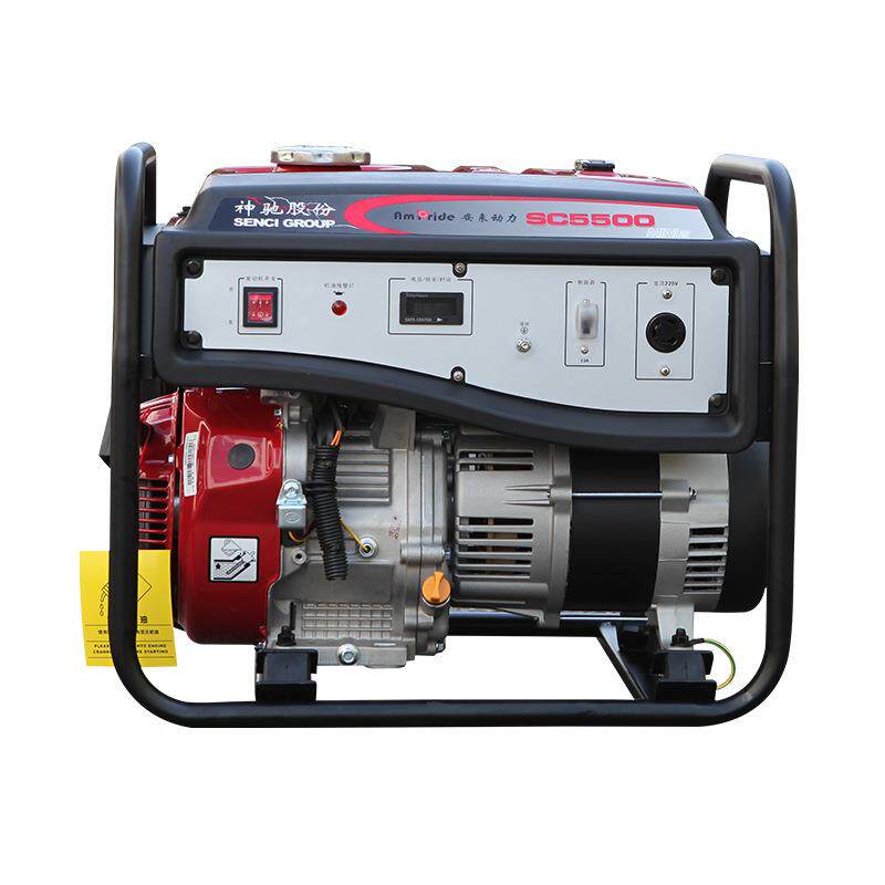 神驰SECI汽油单发电机5KW相220SC5500Nv家用应急千备用5瓦小型发