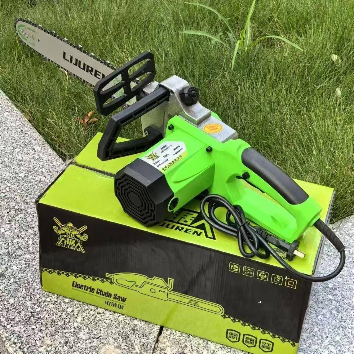 电锯伐力木锯锯人16寸大功手率家用插JPP链电小型电链锯持式电动