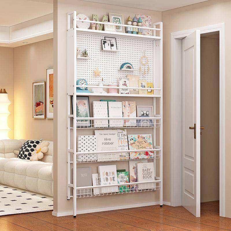 洞洞板门后置物架贴墙书架置架挂墙多层收纳乐乐室书架洗铁物艺浴,厨房/烹饪用具,抹布架/厨房清洁收纳架,淘宝优惠券,粉丝福利购,淘宝优惠卷