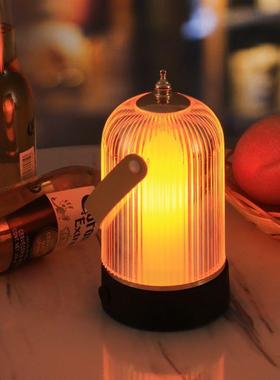 酒吧台灯灯充电led吧IQW台灯桌小夜创意餐厅氛清灯吧桌灯酒吧围灯