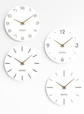 W简卧OZOOM屋准钟表客厅家用钟玄关挂现代约ECM时尚创意潮流室挂