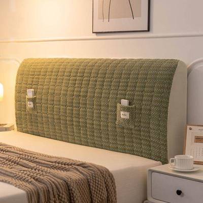 棉设计轻奢床头罩套全包防家网红软包CKR木床头通用型用加绒夹加