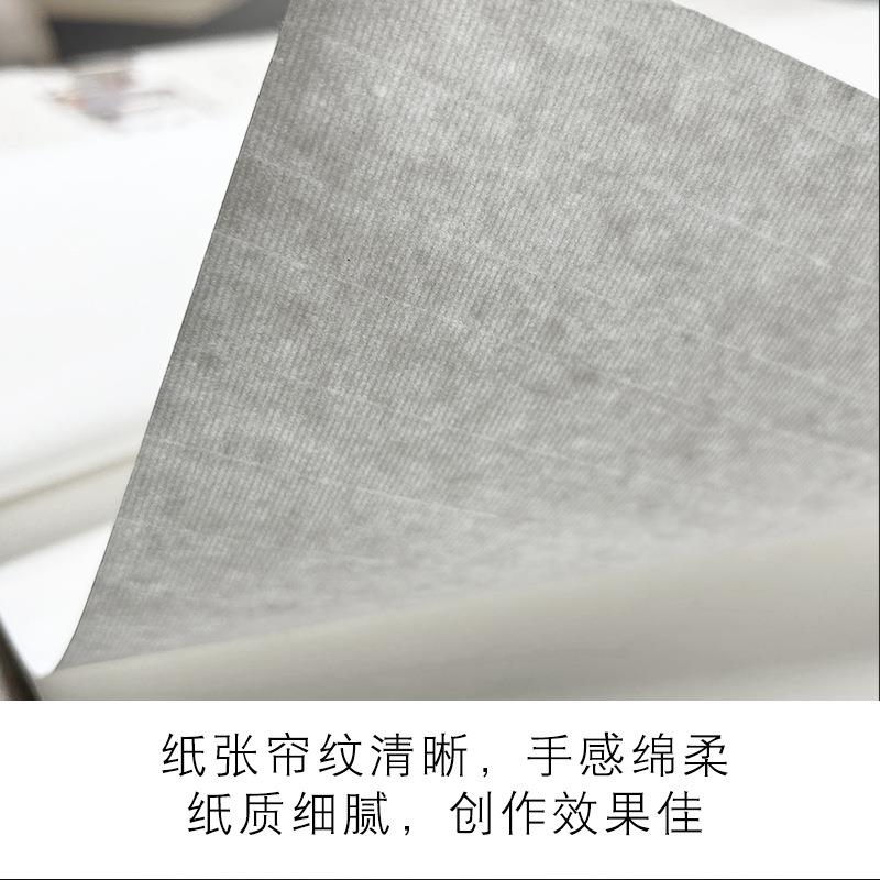 宣双层加夹厚生宣牡丹花鸟山水意专用纸学国画KOD初生写宣参展宣