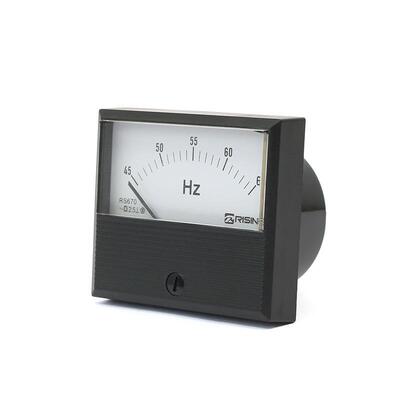 交流指率针式频量表6RS7PVF045-65Hz/220V频率测表发电机组频率表