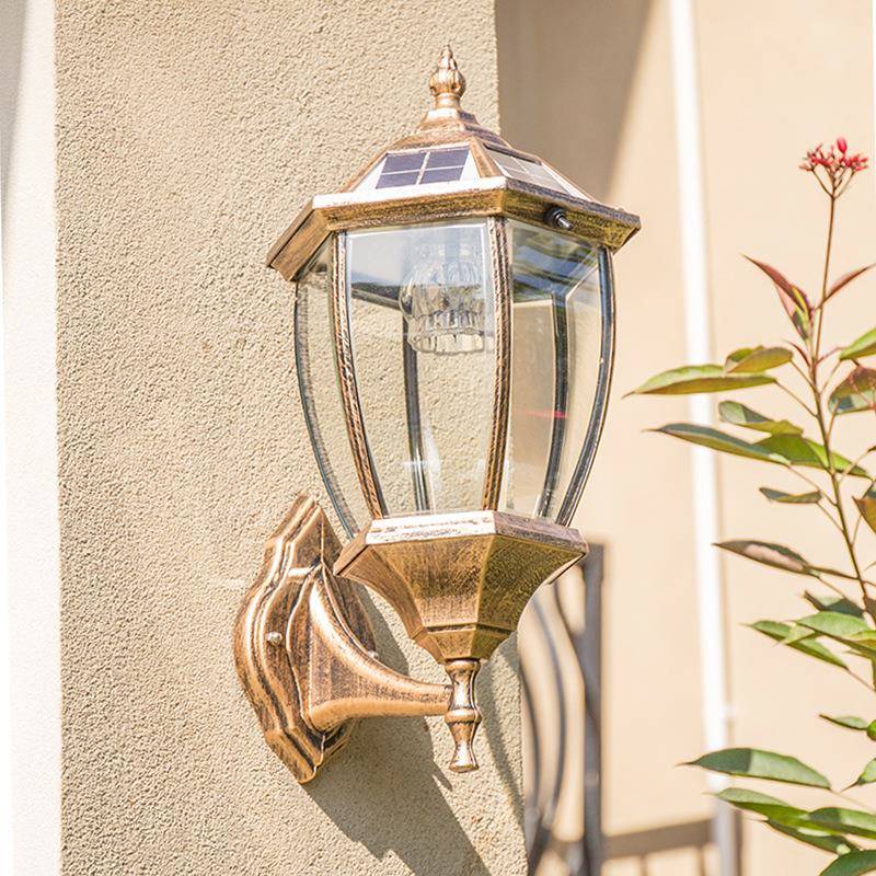 太阳能户外欧式围复区古壁灯室外工程酒店小庭院灯花园DAI别墅墙