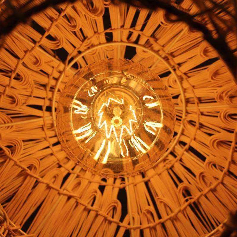 藤艺吊灯创意个竹性编鸟巢草亚帽餐厅圆底房子阳台复古怀东旧南田,家装灯饰光源,智能吊灯,淘宝优惠券,粉丝福利购,淘宝优惠卷