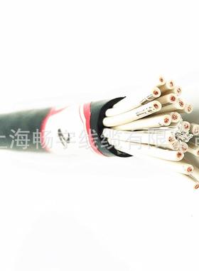 R芯V10*0.75阻V燃护套电线聚氯QYO乙烯绝缘100.7平方中大元5通线