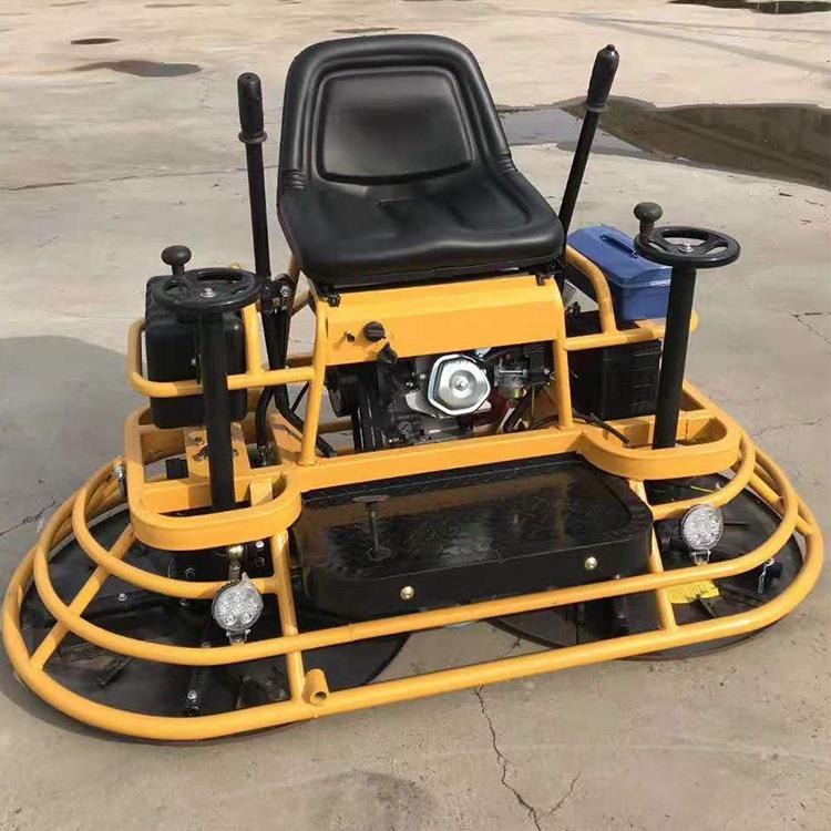 座驾式磨光机80型100型混泥土地面整平抹光机汽油动力双磨盘