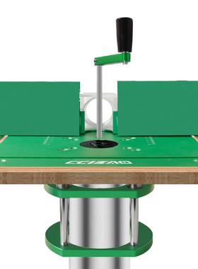 升降底14358座木雕刻机倒板电铣铝合金工倒装板装修边机木工具