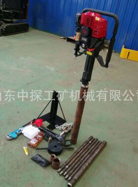 单人作汽油业取土操钻机无水冲击式作轻便状XIK型原土完整取样设
