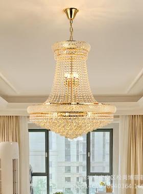 大别墅大吊灯客28711厅跃层挑空轻复式楼简约气新灯款楼梯灯奢灯