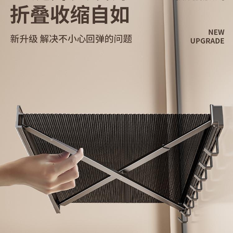 浴隐形折叠卫伸浴巾缩架生F975JM55间置物架洗澡放毛巾衣服厕所室