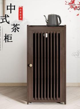 移动茶水柜用茶台小型茶桌边柜发边ACV几烧水一体壶家非实木泡沙