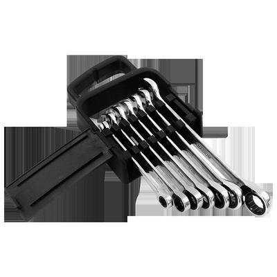 易尔A拓(YTO棘轮两用扳手套装铬钒钢72齿8YXK1-9开口梅)花双头板