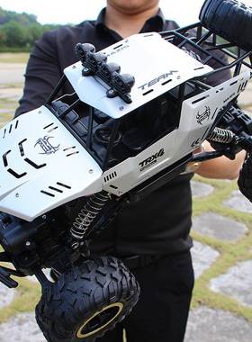 超大号遥玩控四车漂移越车驱攀爬大脚车高HPA速野赛车充电具汽车