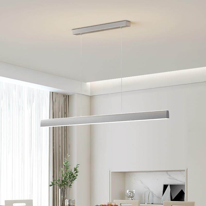 一字餐厅长吊灯普瑞芯片全光谱护眼办室吧极台简公条餐329桌饭厅,家装灯饰光源,智能吊灯,淘宝优惠券,粉丝福利购,淘宝优惠卷