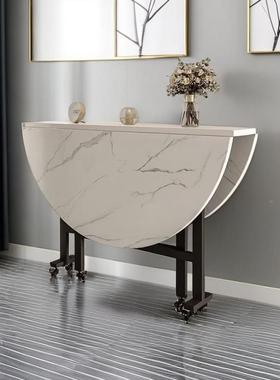 大折叠桌餐桌家用小户型吃桌子出饭租房简易饭桌现yt123代简约10