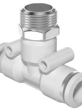 TPM朝0日气B动气管快插T型接头PT4无品牌/-快1/6-02三通螺纹外丝