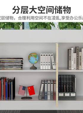 公室花办文柜槽矮柜隔断柜长条长方形木质PXQ件柜办公桌侧边柜花