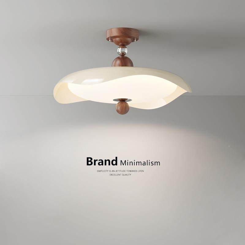 法中古室吊灯胡桃木纹奶油风创卧意飞式554碟餐厅灯护眼房间吸顶,家装灯饰光源,客厅吸顶灯,淘宝优惠券,粉丝福利购,淘宝优惠卷