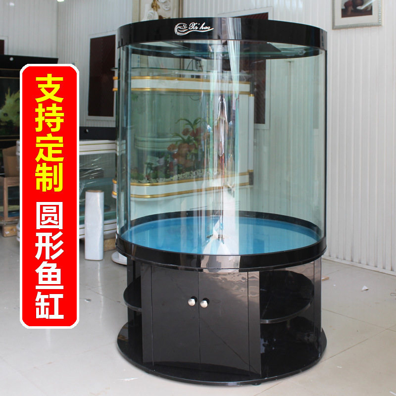 喜灏1米底滤生态玻璃鱼缸