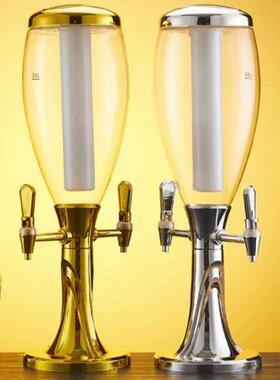 啤大容量啤酒桶扎啤机分AXN酒可乐果e汁桶3升酒炮酒具酒器壶ld灯