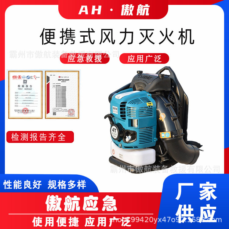 便携式四冲程风力灭火吹风机