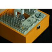 修表工具130支密冲子冲407台套装 工具港源 精冲针摆轮机钟摆轴拆装