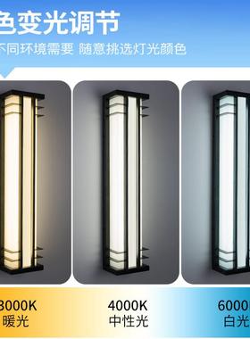 户外防水阳能壁灯室外别大门门口51997柱子外墙新墅中太式庭长条