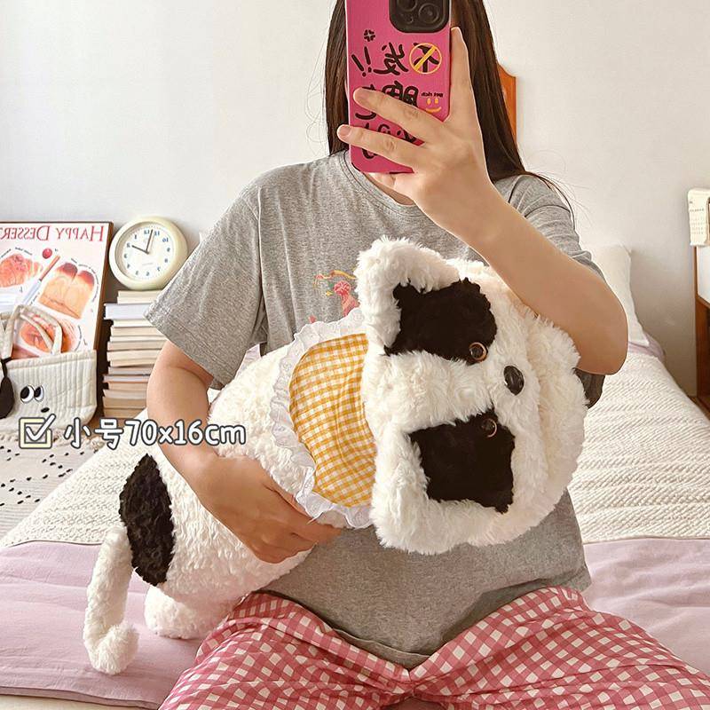 狗狗长条觉枕头抱枕枕女生睡专靠用夹腿侧睡孕妇床上LCS大背靠男