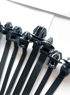 汽车黑色插销飞LIN头机扎带线束龙固定卡扣用新能源汽车塑料专尼