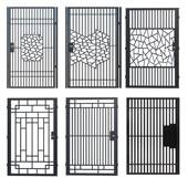 铁门墙庭院门用乡村围174栅门栏门户外别墅大门单双开花园门防盗