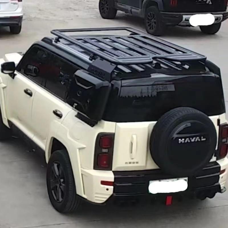 机FiK哈弗猛龙Hi4-顶T车铝合金行李架平台车顶架爬梯侧帐网甲YkTM