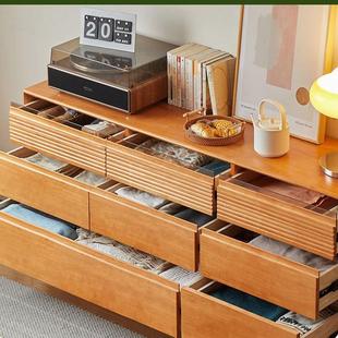 全实INQ木九斗收柜纳日式 多功能柜子卧复室古柜 客厅储物边柜整装