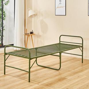 型包邮钢丝床折叠单人出租房简易床弹床加固簧午休床无品牌/床软